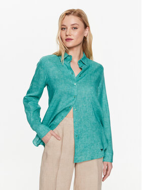 Weekend Max Mara Weekend Max Mara Koszula Werner 2351110531 Zielony Regular Fit