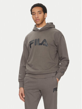 Fila Fila Džemperis ar kapuci Landogne FAM0872 Pelēks Regular Fit
