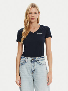 Guess Jeans Guess Jeans Póló W4YI23 J1314 Sötétkék Slim Fit