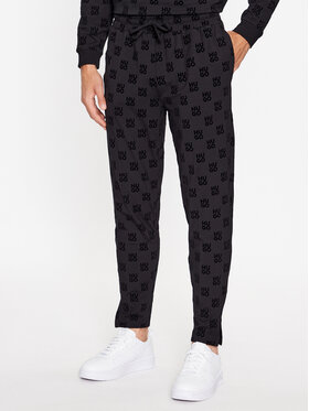 Hugo Hugo Sportinės kelnės Flock Aop 50501603 Juoda Regular Fit