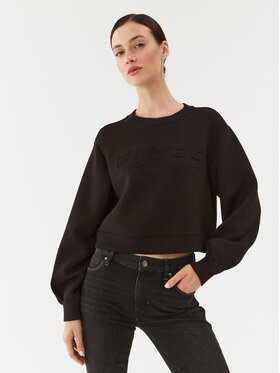 Guess Guess Sweatshirt Cindra V3BQ15 K7UW2 Schwarz Regular Fit
