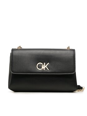 Calvin Klein Calvin Klein Handtasche Re-Lock Ew Conv Crossboody K60K610749 Schwarz