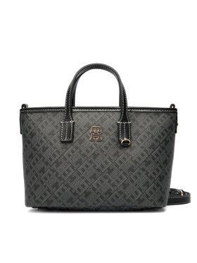 Tommy Hilfiger Tommy Hilfiger Handtasche Monoplay Le Nano Tote AW0AW17717 Schwarz