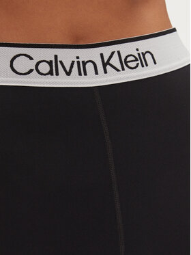 Calvin Klein Performance Leggings 00GWS4L649 Crna Slim Fit