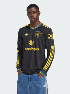 adidas adidas Koszulka techniczna Manchester United Czarny Slim Fit