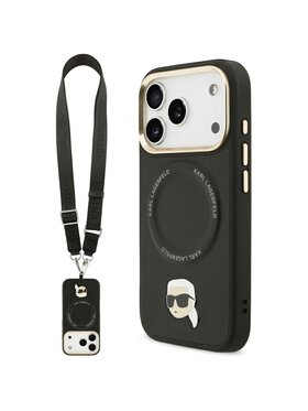 KARL LAGERFELD KARL LAGERFELD Etui na telefon iPhone 17 Pro Czarny