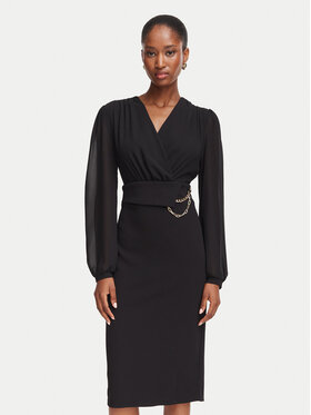 Rinascimento Rinascimento Kokteilikleit CFC0130446003 Must Slim Fit