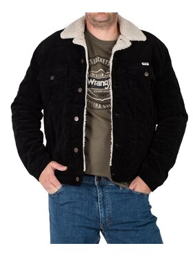 Wrangler Wrangler Kurtka jeansowa W41DEC100 Czarny Regular Fit