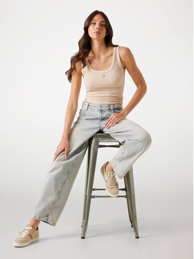 Guess Guess Top 175699 Różowy Classic Fit