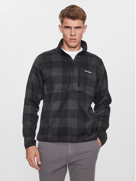 Columbia Columbia Fleecová mikina Sweater Weather™ II Printed Half Zip Černá Regular Fit