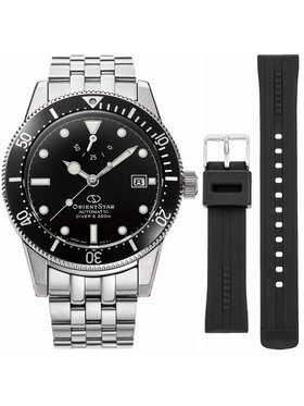 Orient Star Orient Star Zegarek RE-AU0601B00B Srebrny