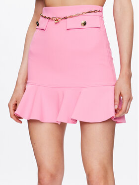 Elisabetta Franchi Elisabetta Franchi Spódnica mini GO-042-32E2-V300 Różowy Regular Fit