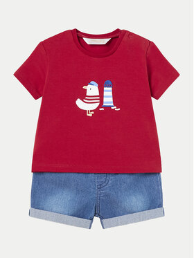 Mayoral Mayoral Set majica i hlače 1209 Crvena Regular Fit