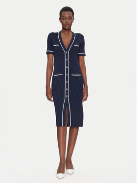 Luisa Spagnoli Luisa Spagnoli Džemper haljina Candelotto 100004 Tamnoplava Slim Fit