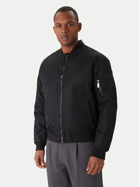 Calvin Klein Calvin Klein Kurtka bomber Hero K10K109907 Czarny Relaxed Fit