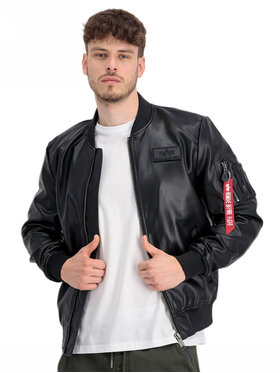 Alpha Industries Alpha Industries Kurtka bomber AI.106108-03-M Czarny Slim Fit