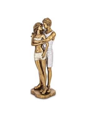 MIAhome MIAhome Figurka Para w objęciach ABARCAR-2 lato Złoty