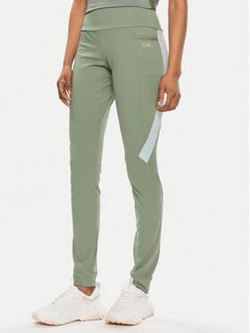 CMP CMP Colanți 34T6766 Verde Regular Fit
