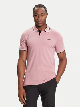BOSS BOSS Polo Paul 50506193 Różowy Slim Fit