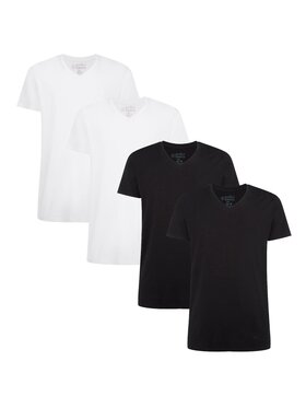 Bamboo Basics Bamboo Basics T-Shirt 21196 Biały Stretch Fit