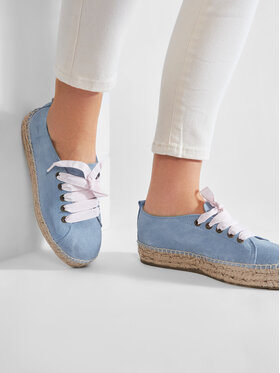 Manebi Espadrile Sneakers D M 3.0 E0 Svetlo Modra