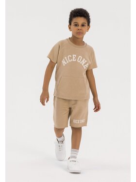 minoti minoti T-Shirt 23fleece36 Beżowy Regular Fit