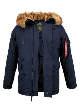 Alpha Industries Alpha Industries Zimní bunda AI.193128-07-XXL Tmavomodrá Parka Fit