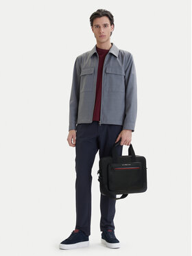 Tommy Hilfiger Tommy Hilfiger Torba za laptop Th Foundation Computer Bag AM0AM14158 Crna