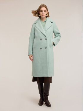 Motivi Motivi Cappotto 0002Q000624N015 Turchese Regular Fit