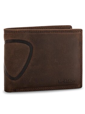 Strellson Strellson Голям мъжки портфейл Baker Street 4010000048 Кафяв