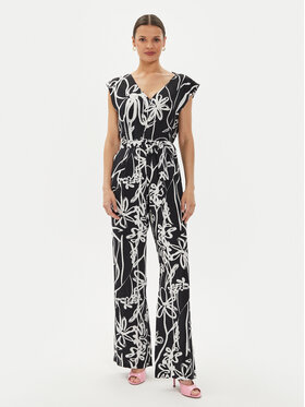 Desigual Desigual Kezeslábas Macroflor 24WWPWX0 Fekete Regular Fit
