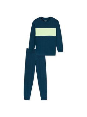SCHIESSER SCHIESSER Piżama 27036 Niebieski Comfort Fit