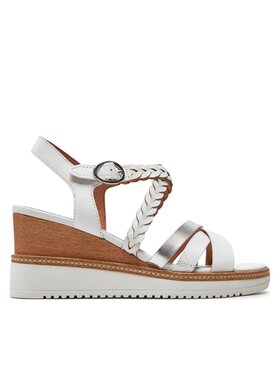 Tamaris Tamaris Sandály 1-28220-42 Bílá