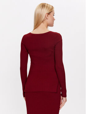 Max Mara Leisure Bluza Timore 2333660334 Bordo Rdeča Regular Fit