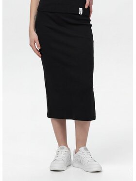 PITBULL PITBULL Spódnica midi LAYLA Czarny Slim Fit
