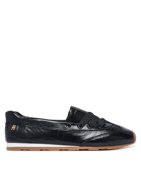 Tommy Hilfiger Tommy Hilfiger Μπαλαρίνες Bella Ballet Sneaker FW0FW09449 Μαύρο