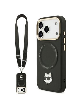 KARL LAGERFELD KARL LAGERFELD Etui na telefon iPhone 17 Pro Czarny
