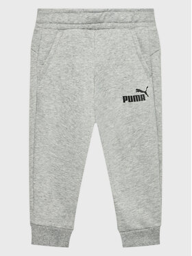 Puma Puma Spodnie dresowe Essentials Logo 586973 Szary Regular Fit