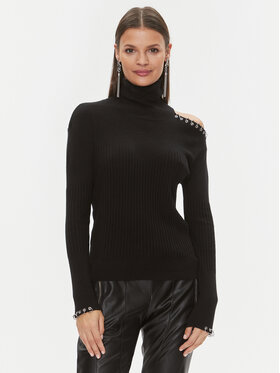 Patrizia Pepe Patrizia Pepe Rolák 2K0226/K7S0-K103 Čierna Regular Fit