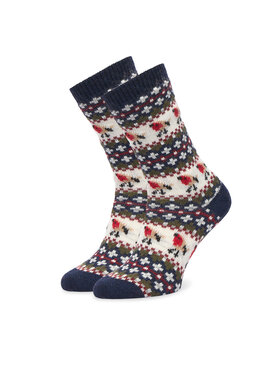 Barbour Barbour Дълги чорапи Robin Fair Isle LSO0077NY55 Тъмносин