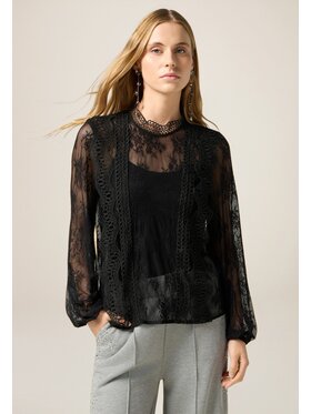 Oltre Oltre Blusa 2048R003141N033 Nero Regular Fit