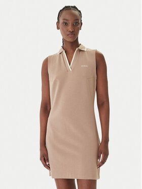 Guess Guess Každodenní šaty V6GK02 K2928 Béžová Regular Fit
