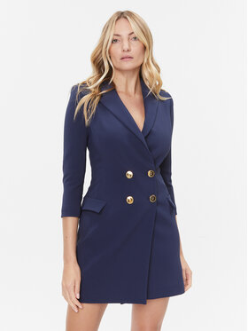Elisabetta Franchi Elisabetta Franchi Elegantna haljina AB-417-36E2-V520 Tamnoplava Regular Fit