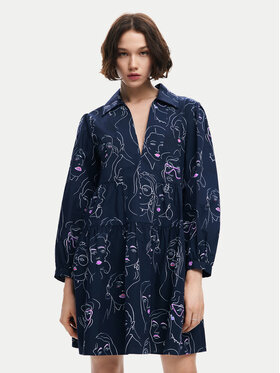 Desigual Desigual Hétköznapi ruha Louisville 24WWVW66 Sötétkék Loose Fit
