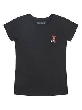Guess Guess T-Shirt J5RI44 J1314 Czarny Regular Fit