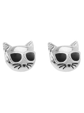 KARL LAGERFELD KARL LAGERFELD Naušnice 220W3880 Srebrna