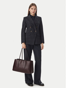 Calvin Klein Calvin Klein Τσάντα Emblem Aop Medium Work Tote LV04F3786G Μπορντό