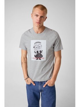 Guess Guess T-Shirt 183588 Šedá Classic Fit