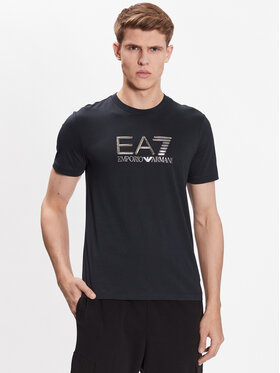 EA7 Emporio Armani EA7 Emporio Armani T-Shirt 3RPT71 PJM9Z 1578 Granatowy Regular Fit