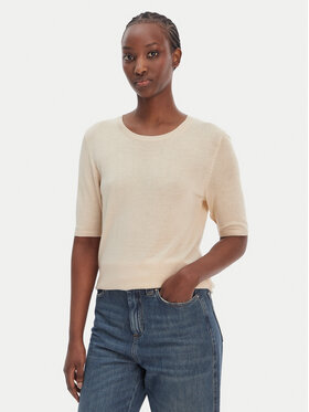 BOSS BOSS Megztinis C_Fiaffu 50557077 Smėlio Regular Fit